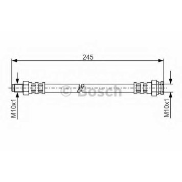 Тормозной шланг BOSCH 1 987 481 013