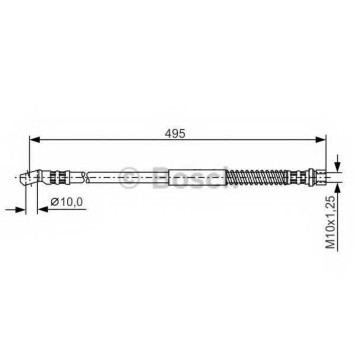 Тормозной шланг BOSCH 1 987 481 028