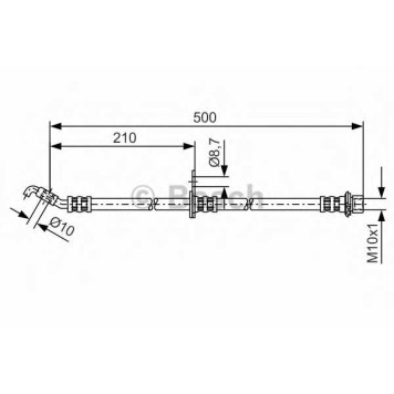 Тормозной шланг BOSCH 1 987 481 379