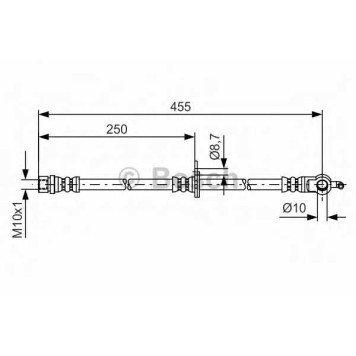 Тормозной шланг BOSCH 1 987 481 389
