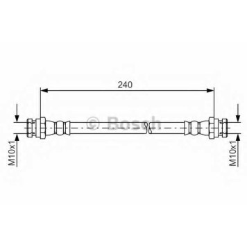 Тормозной шланг BOSCH 1 987 481 553