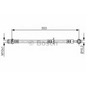 Тормозной шланг BOSCH 1 987 481 709