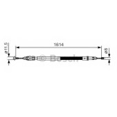 Трос стояночной тормозной системы BOSCH 1 987 482 007