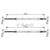 Трос стояночной тормозной системы BOSCH 1 987 482 144