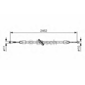 Трос стояночной тормозной системы BOSCH 1 987 482 381