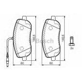 Колодки тормозные дисковые для CITROEN C8, JUMPY / FIAT SCUDO, ULYSSE / LANCIA PHEDRA / PEUGEOT 807, EXPERT <b>BOSCH 0 986 424 789</b>