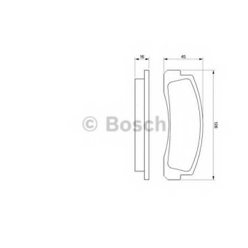 Колодки тормозные дисковые <b>BOSCH 0 986 466 601</b>