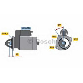 Стартер 1,1кВт для FORD FIESTA(JD#,JH#), KA(RB,RB#), STREET KA(RL2) <b>BOSCH 0 986 020 900</b>