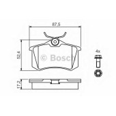 Колодки тормозные дисковые для AUDI A1, A2, A3, A4, A6, A8, ALLROAD, TT / CITROEN BERLINGO, C3, C4, DS3, DS4, XSARA / FORD GALAXY / PEUGEOT 207, 307, 308, 405, PARTNER / SKODA FABIA, OCTAVIA, RAPID, ROOMSTER, SUPERB, YETI / VW BEETLE, BORA, CORRADO, EOS, 