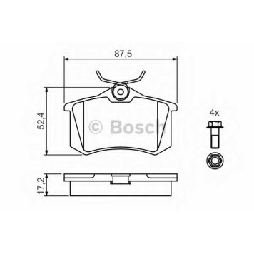 Колодки тормозные дисковые для AUDI A1, A2, A3, A4, A6, A8, ALLROAD, TT / CITROEN BERLINGO, C3, C4, DS3, DS4, XSARA / FORD GALAXY / PEUGEOT 207, 307, 308, 405, PARTNER / SKODA FABIA, OCTAVIA, RAPID, ROOMSTER, SUPERB, YETI / VW BEETLE, BORA, CORRADO, EOS, 