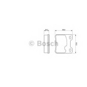 Колодки тормозные дисковые для CHEVROLET ASTRA, CALIBRA / OPEL ASTRA, CALIBRA, KADETT, VECTRA / SAAB 900 <b>BOSCH 0 986 460 955</b>