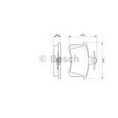 Колодки тормозные дисковые для AUDI 100, 200, 80, 90, A4, A6, A8, CABRIOLET, COUPE, QUATTRO, V8 / FIAT CROMA, TEMPRA / LANCIA THEMA <b>BOSCH 0 986 494 059</b>