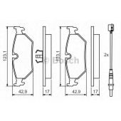 Колодки тормозные дисковые для CITROEN EVASION(22,U6) / FIAT ULYSSE(220) / LANCIA ZETA(220) / PEUGEOT 806(221) <b>BOSCH 0 986 424 027</b>