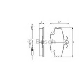 Колодки тормозные дисковые для PEUGEOT 205, 309 / RENAULT 11, 18, 19, 20, 21, 25, 30, 9, CLIO, ESPACE, EXPRESS, FUEGO, LOGAN EXPRESS, LOGAN, MEGANE, RAPID, SANDERO/STEPWAY, SUPER 5, THALIA, TWINGO <b>BOSCH 0 986 467 720</b>