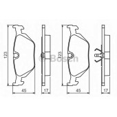 Колодки тормозные дисковые для BMW 3(E36), Z3(E36) <b>BOSCH 0 986 460 964</b>