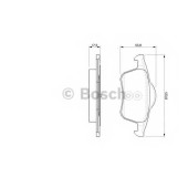 Колодки тормозные дисковые для VOLVO S60, S80(TS,XY), V70(LV,SW), XC70 CROSS COUNTRY <b>BOSCH 0 986 424 539</b>
