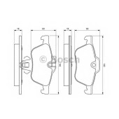 Колодки тормозные дисковые <b>BOSCH 0 986 424 652</b>