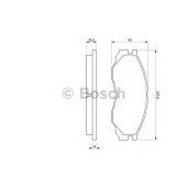 Колодки тормозные дисковые для MITSUBISHI L 200, L 300, L 400 / SPACE GEAR, L 400 <b>BOSCH 0 986 424 572</b>