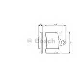 Колодки тормозные дисковые для CITROEN C5(DC#,DE#,RC#,RE#) <b>BOSCH 0 986 424 580</b>