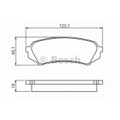 Колодки тормозные дисковые для LEXUS LX(UZJ100) / TOYOTA LAND CRUISER 100(FZJ1#, UZJ1#), LAND CRUISER(BJ7#, HZJ7#, KZJ7#, LJ7#, PZJ7#, RJ7#) <b>BOSCH 0 986 424 641</b>