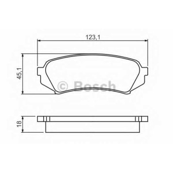 Колодки тормозные дисковые для LEXUS LX(UZJ100) / TOYOTA LAND CRUISER 100(FZJ1#, UZJ1#), LAND CRUISER(BJ7#, HZJ7#, KZJ7#, LJ7#, PZJ7#, RJ7#) <b>BOSCH 0 986 424 641</b>