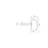 Колодки тормозные дисковые для LEXUS ES(MCV#,VZV#) / TOYOTA CAMRY(#XV3#,ACV3#,MCV3#), WINDOM(MCV2#) <b>BOSCH 0 986 424 730</b>
