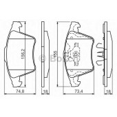 Колодки тормозные дисковые для VW MULTIVAN(7EF, 7EM, 7EN, 7HF, 7HM, 7HN), TRANSPORTER(7E, 7EA, 7EB, 7EF, 7EG, 7EH, 7EJ, 7HA, 7HB, 7HF, 7HH, 7HJ, 7JD, 7JE) <b>BOSCH 0 986 494 203</b>