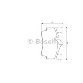 Колодки тормозные дисковые для AUDI Q7(4L) / PORSCHE CAYENNE(955,9PA) / VW TOUAREG(7L6,7L7,7LA) <b>BOSCH 0 986 424 741</b>