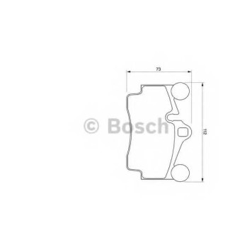Колодки тормозные дисковые для AUDI Q7(4L) / PORSCHE CAYENNE(955,9PA) / VW TOUAREG(7L6,7L7,7LA) <b>BOSCH 0 986 424 741</b>