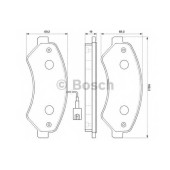 Колодки тормозные дисковые для CITROEN JUMPER / FIAT DUCATO(250,290) / PEUGEOT BOXER <b>BOSCH 0 986 494 109</b>