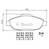 Колодки тормозные дисковые для PEUGEOT 3008, 308(4A#,4C#), 408 <b>BOSCH 0 986 494 261</b>