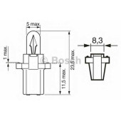 Лампа накаливания 24В 1.2Вт BOSCH 1 987 302 515
