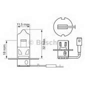 Лампа накаливания H3 24В 70Вт BOSCH 1 987 302 431