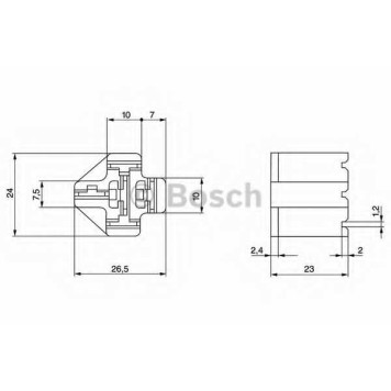 Штекерная гильза системы зажигания BOSCH 3 334 485 007-1
