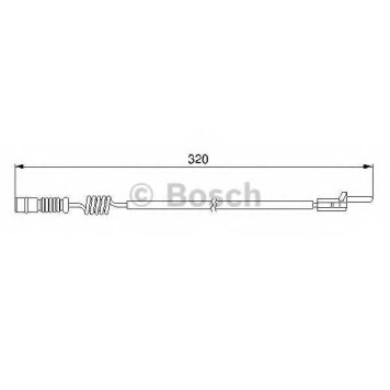 Сигнализатор износа тормозных колодок BOSCH 1 987 474 964
