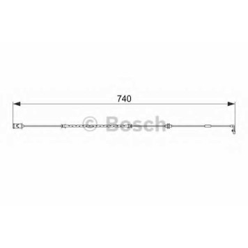 Сигнализатор износа тормозных колодок BOSCH 1 987 474 587