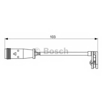 Сигнализатор износа тормозных колодок BOSCH 1 987 473 037