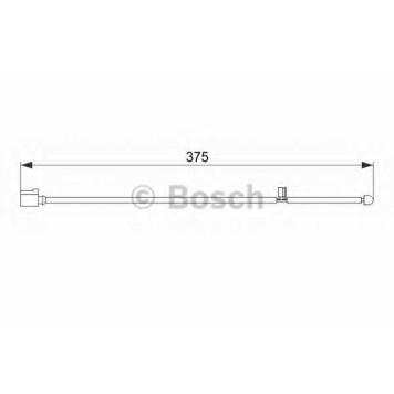 Сигнализатор износа тормозных колодок BOSCH 1 987 474 562