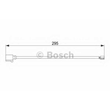 Сигнализатор износа тормозных колодок BOSCH 1 987 474 565