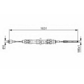 Трос стояночной тормозной системы BOSCH 1 987 477 067