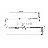 Трос стояночной тормозной системы BOSCH 1 987 477 121
