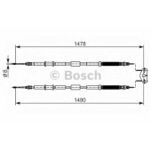 Трос стояночной тормозной системы BOSCH 1 987 482 282