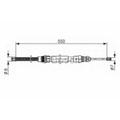 Трос стояночной тормозной системы BOSCH 1 987 477 147