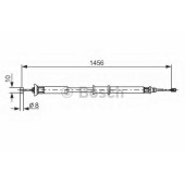 Трос стояночной тормозной системы BOSCH 1 987 477 561