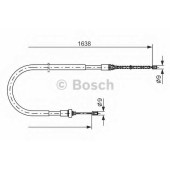 Трос стояночной тормозной системы BOSCH 1 987 477 586