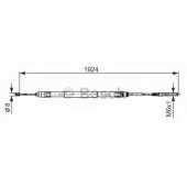 Трос стояночной тормозной системы BOSCH 1 987 477 693