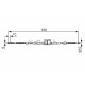 Трос стояночной тормозной системы BOSCH 1 987 477 815