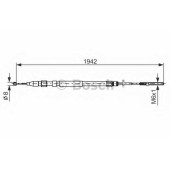 Трос стояночной тормозной системы BOSCH 1 987 477 820