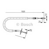 Трос стояночной тормозной системы BOSCH 1 987 477 858