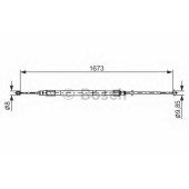 Трос стояночной тормозной системы BOSCH 1 987 477 947